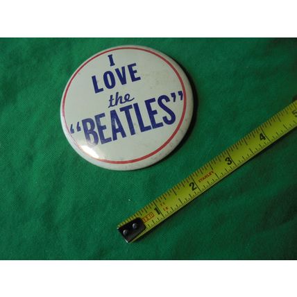 Very Rare 1964 BEATLEMANIA Original "I Love The Beatles" Pinback!!! $50.00 Shipp