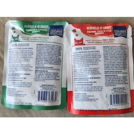 Natural Balance Original Ultra Platefulls Combo Pack of Grain-Free Cat Food