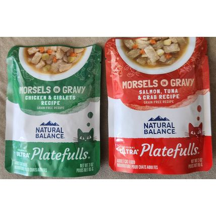 Natural Balance Original Ultra Platefulls Combo Pack of Grain-Free Cat Food