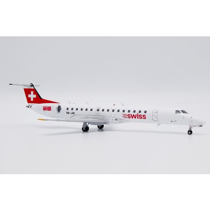 ERJ-145LU SWISS REG: HB-JAK WITH STAND - JC WINGS XX20441 1/200 - PRE ORDER
