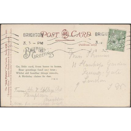 Richmond Castle, Yorkshire, 1915 - James Henderson Postcard