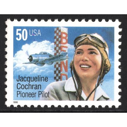 USA 1996: JACQUELINE COCHRANE - PIONEER PILOT - 50c MNH (G18)