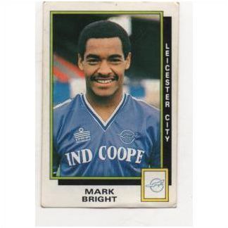 PANINI Football 86 Trading Sticker No.131 Leicester City Mark Bright