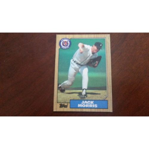1987 Topps Card # 778 Jack Morris Excellent (5) Detroit Tigers