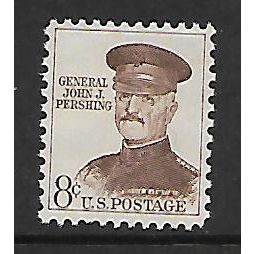 USA 1954 8c BROWN GEN J J PERSHING SG 1041 M / MINT
