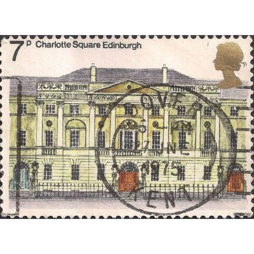 GB, Charlotte Square, Edinburgh, white 1975, 7p, #3