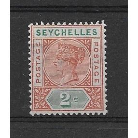 Seychelles.SG28 2c Orange-Brown and Green.Mounted Mint.Nov19