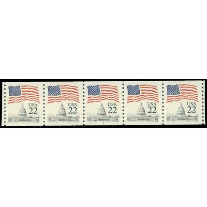 2115a 22c U.S. Flag Very Fine MNH PNC 8/5 P0602