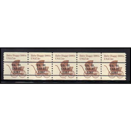 1902a 7.4c Baby Buggy Fine MNH Dry Gum PNC 2/5 X1427