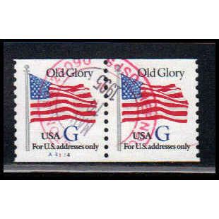 Used 2890 32c G Old Glory Very Fine CNP Left A3114 PA1570
