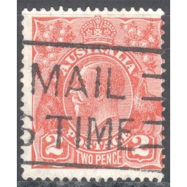 Australia 1931 - 2d carmine red - KGV - used 22