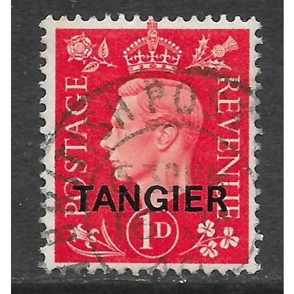 MOROCCO AGENCIES TANGIER SG246 KG6 BRITISH CURRENCY USED