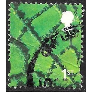 2001 Northern Ireland Definitive - SG NI90 1st Patchwork Fiel Queen Elizabeth C5
