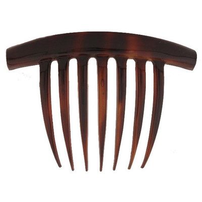 7-Tooth-back Comb Bar Top Tortoise Shell [ ]