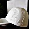 Vintage Porcelain Lithophane Tea Light Lamp Dandelion Clock Thistle Scenes
