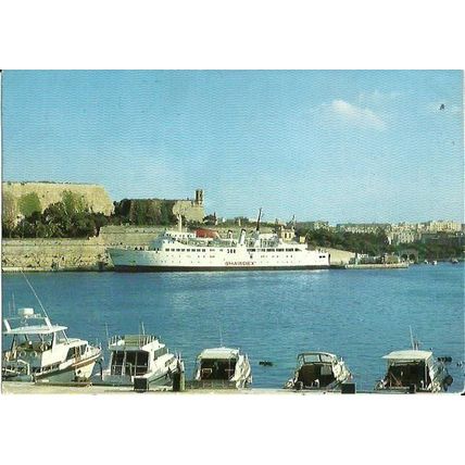 Gozo Channel Co. MV GHAWDEX Postcard (Perfecta)