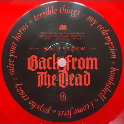 HALESTORM Back From The Dead LP NEW RUBY RED VINYL NEW SEALED MINT