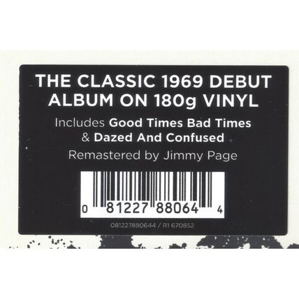 Led Zeppelin by Led Zeppelin (LP Vinyl, 2022, Remastered) Walmart Exclusive MINT