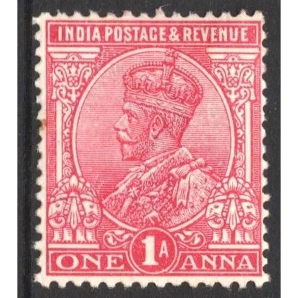 INDIA: KING GEORGE V DEFINITIVE - 1A MH (G11)