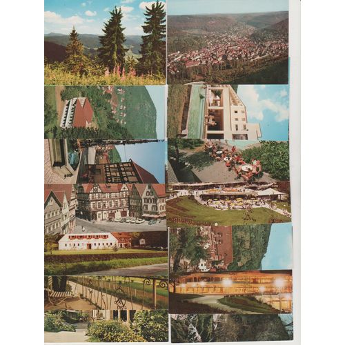 Germany photo view set of 14 circa 1970 Alpine region around Urach see rest
