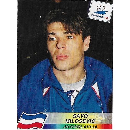 Panini's FIFA World Cup France 1998 Stickers: No.405 - Milošević