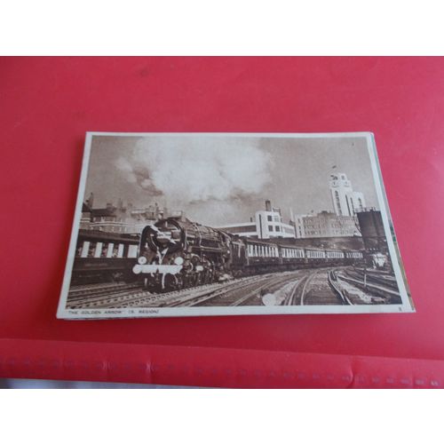 GOLDEN ARROW / SEPIA POSTCARD PHOTOCHROME / POST O.SEAS