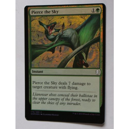 Magic the Gathering MTG CCG: Dominaria - Foil # 176 Pierce the Sky (A) 2018