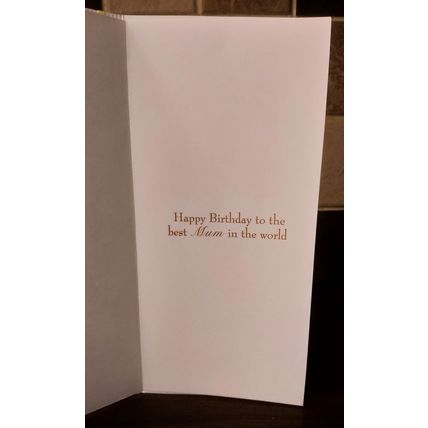 Mum Birthday Card - Glitter Card - 007