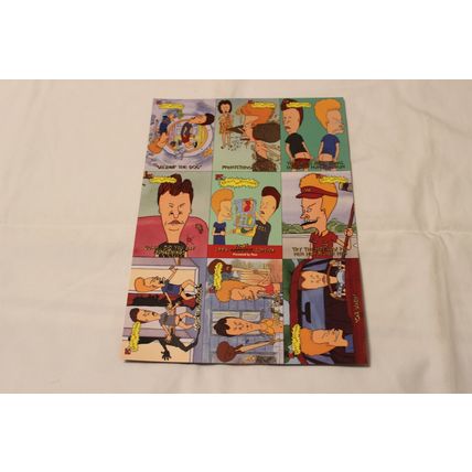 1994 Fleer Ultra Beavis and Butt-Head PROMO SHEET