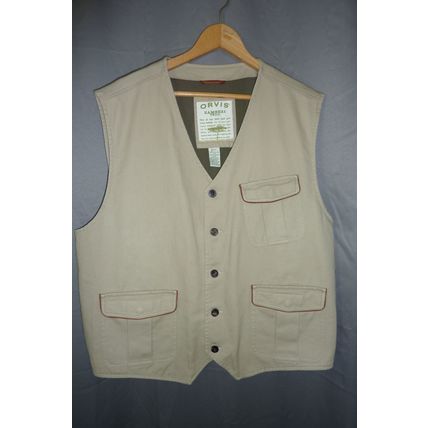 Orvis Vest Zambezi Twill XXL Tan