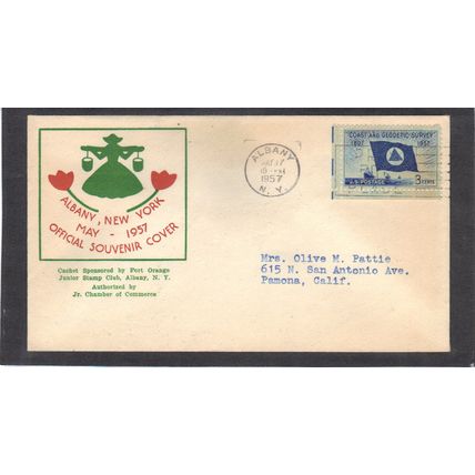 Event Junior Stamp Club 1088 3c Coast Survey (Cachet-Typed/A) CV40044