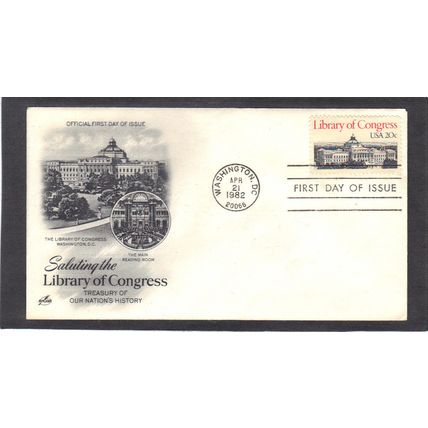 FDC Art Craft 2004 20c Library of Congress (Cachet-U/A) CV00118