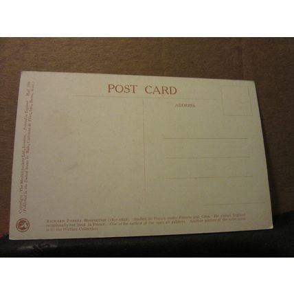 THE TIMBER WAGON by Bonington unused vintage postcard =