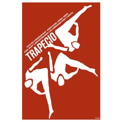 Movie Poster for film TRAPECIO.Trapeze.Circus.Home Room art decor design