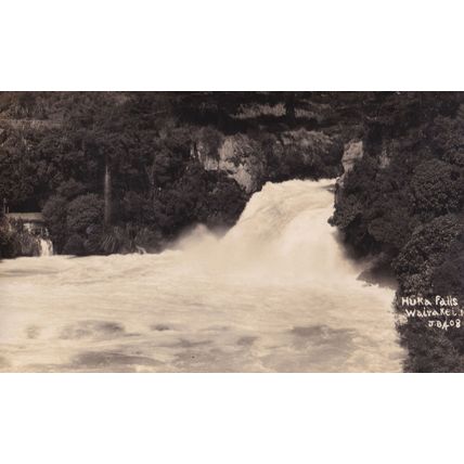 Huka Falls Wairakei Antique New Zealand Real Photo Postcard