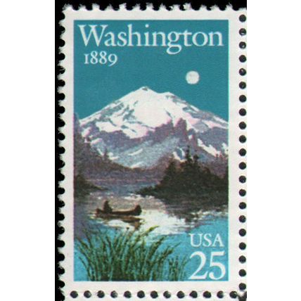Washington State One PACK of TEN 25 Cent Postage Stamps Scott 2404
