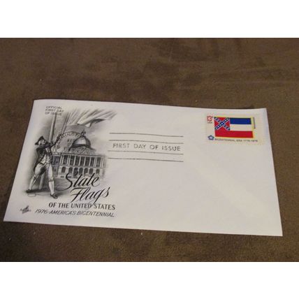 1976 USA / United States FDC Cover -American State Flags series - Mississippi
