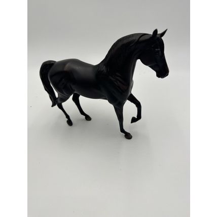 Breyer Horse Pair Raven Black Morgan And Classics Black Thoroughbred Toys