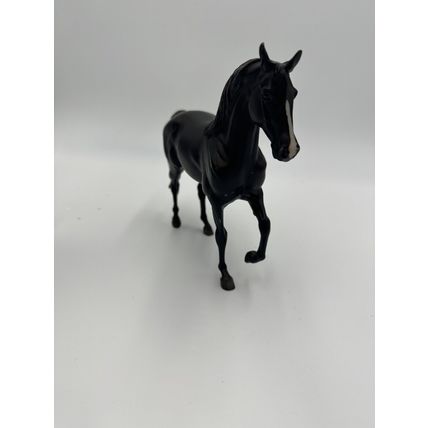 Breyer Horse Pair Raven Black Morgan And Classics Black Thoroughbred Toys
