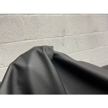 Italian Full Whole Leather Cow Hide Colour Black, approximately 48sq ft per hide