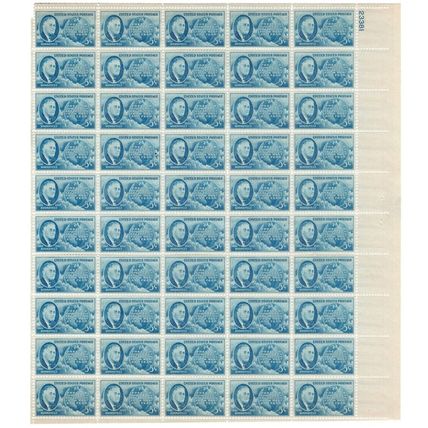 933, MNH 5¢ F.D.R. - Complete Sheet of 50 Stamps - Stuart Katz