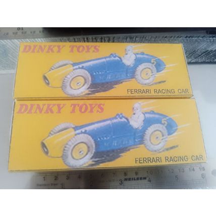 Dinky No23H Ferrari Racing Car - Replica / Repro Box