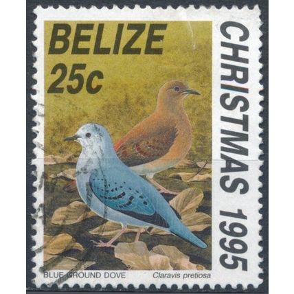 Christmas, Doves: 25c - Belize 1995 - F H - SG 1194