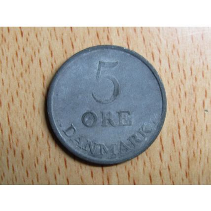 Denmark 1958 5 Ore Coin