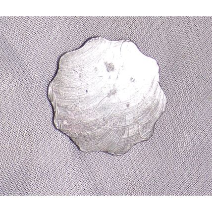 VINTAGE ART DECO ERA 1920's NICKEL BASEBALL POCKET CHARM