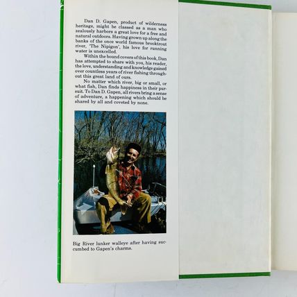 Big River Fishing Adventure Into History Hardcover 1981 by Dan D Gapen