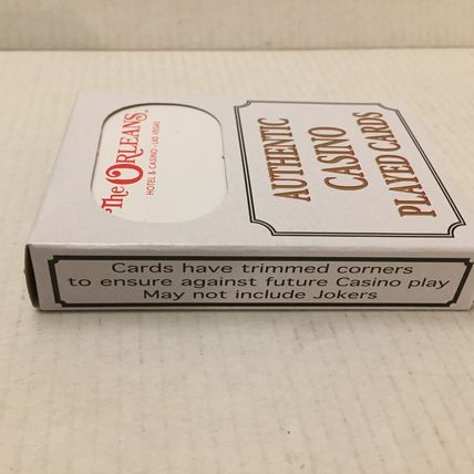NEW Las Vegas The Orleans Authentic Casino Played Cards