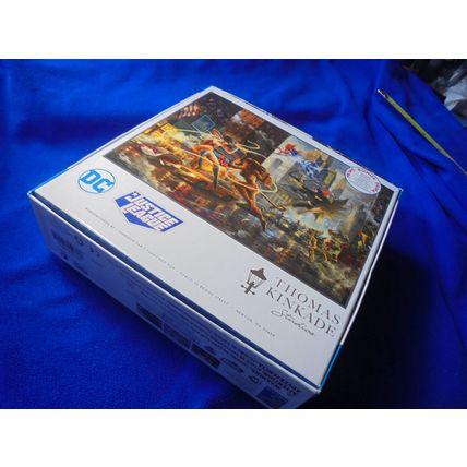 JUSTICE LEAGUE FEMALES 1000 Piece PUZZLE!! Thomas Kinkade!! MINT! $26.00 Shipped