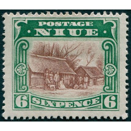 Niue 1920 6d red-brown & green SG42 unused