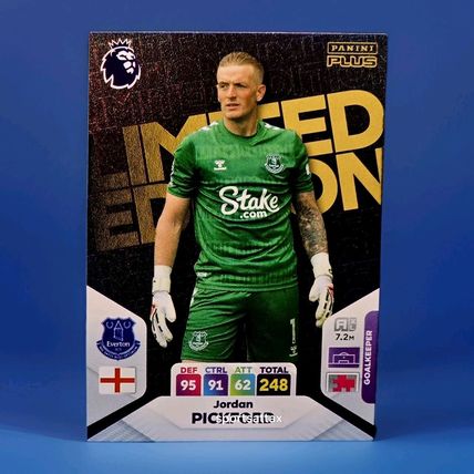 Jordan Pickford Panini PLUS 2024 Limited Edition Card. New